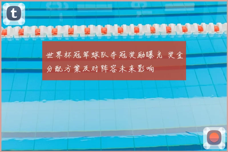 世界杯冠军球队夺冠奖励曝光 奖金分配方案及对阵容未来影响