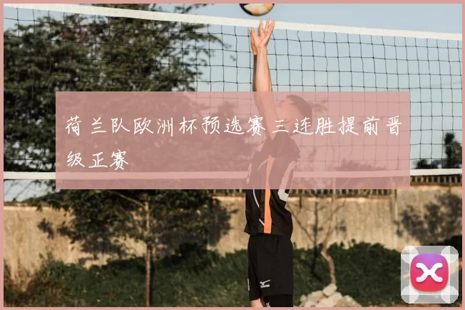 荷兰队欧洲杯预选赛三连胜提前晋级正赛